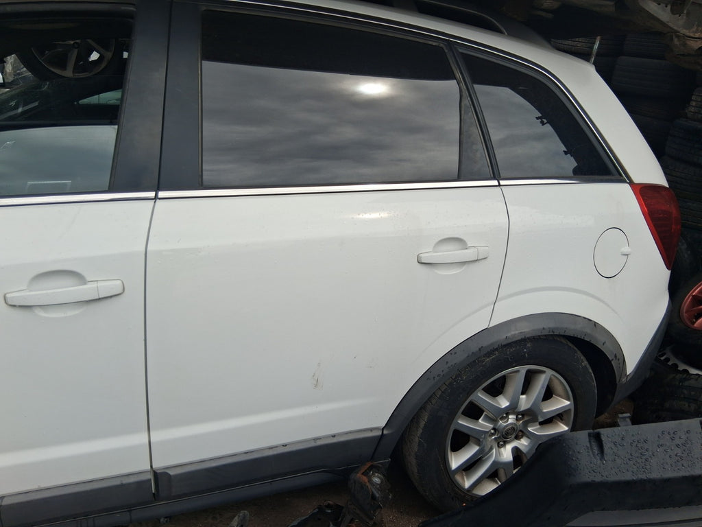 2015 VAUXHALL ANTARA MK1 NSR PASSENGER SIDE REAR COMPLETE DOOR WHITE GAZ