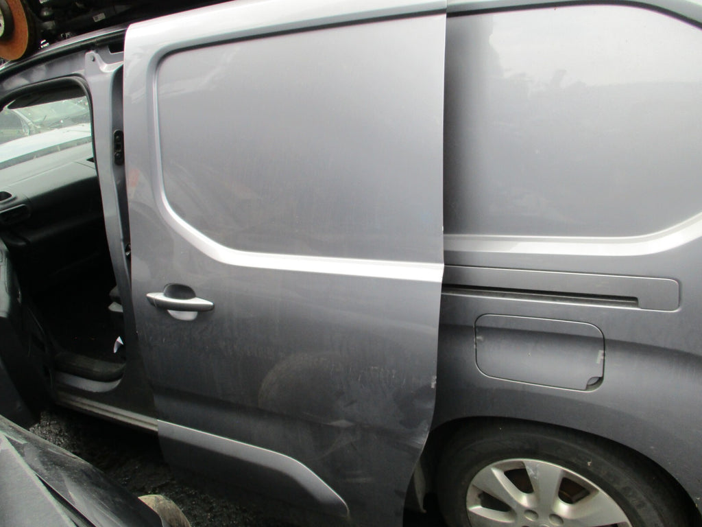 2019 VAUXHALL COMBO E MK4 NS PASSENGER SIDE SLIDING BARE DOOR GREY MET KCA