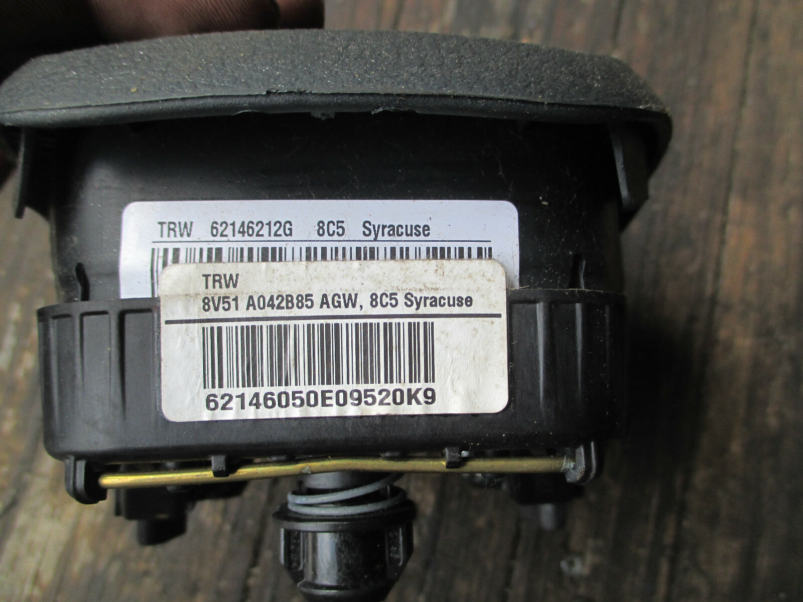 FORD FIESTA 2009 MK7 DRIVERS STEERING WHEEL SAFETY BAG 8V51A042B85AGW