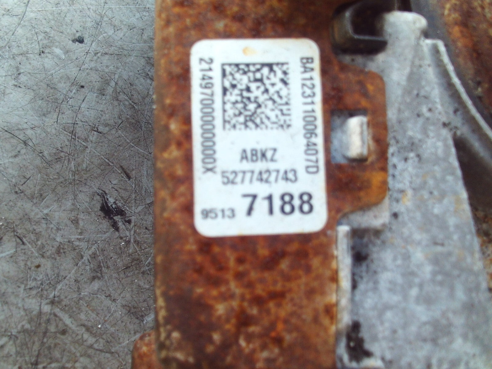 2007 PEUGEOT 407 POWER STEERING COLUMN ASSEMBLY 527742743