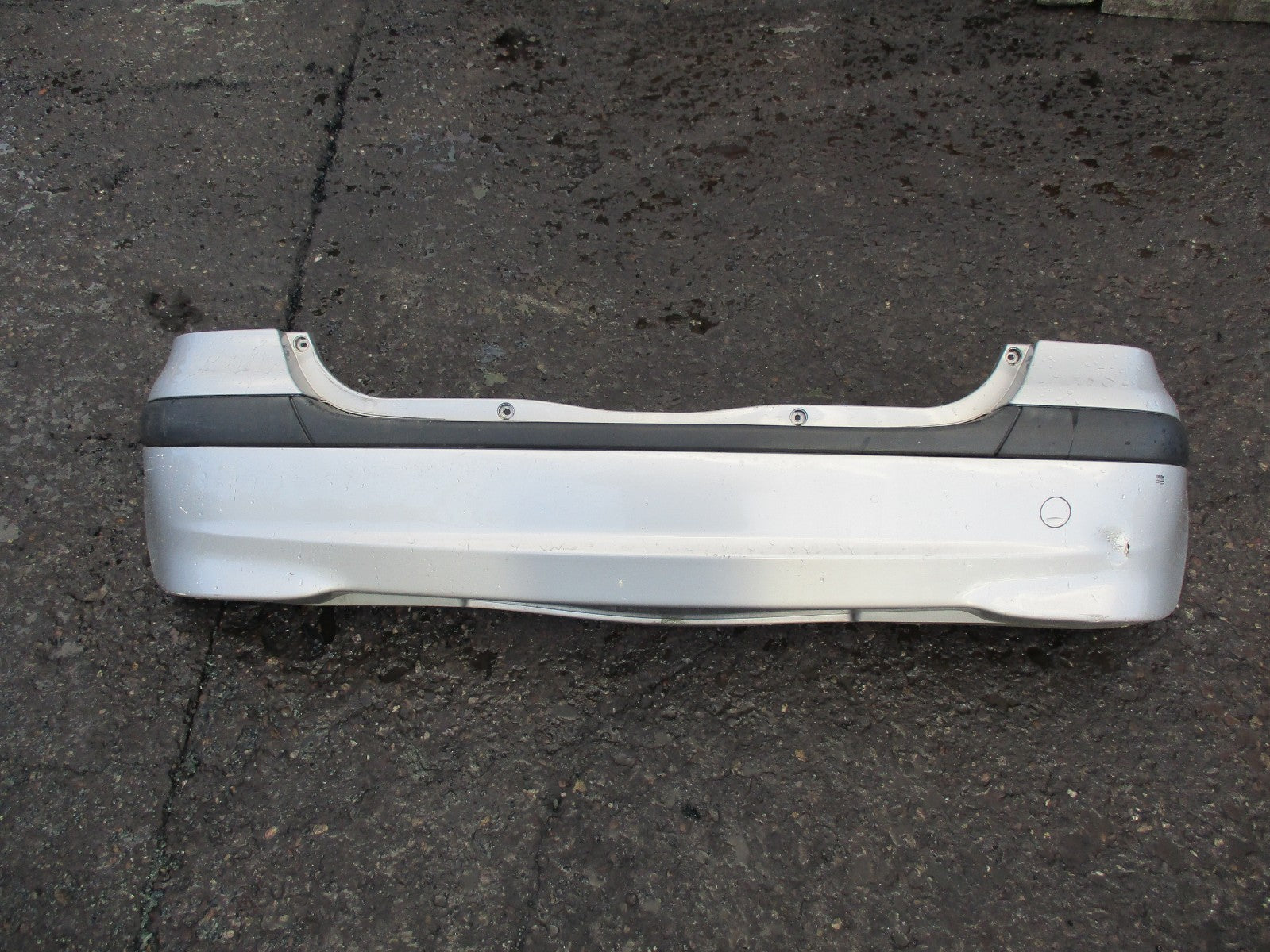 MERCEDES A CLASS W168 FACELIFT REAR BUMPER COMPLETE SILVER