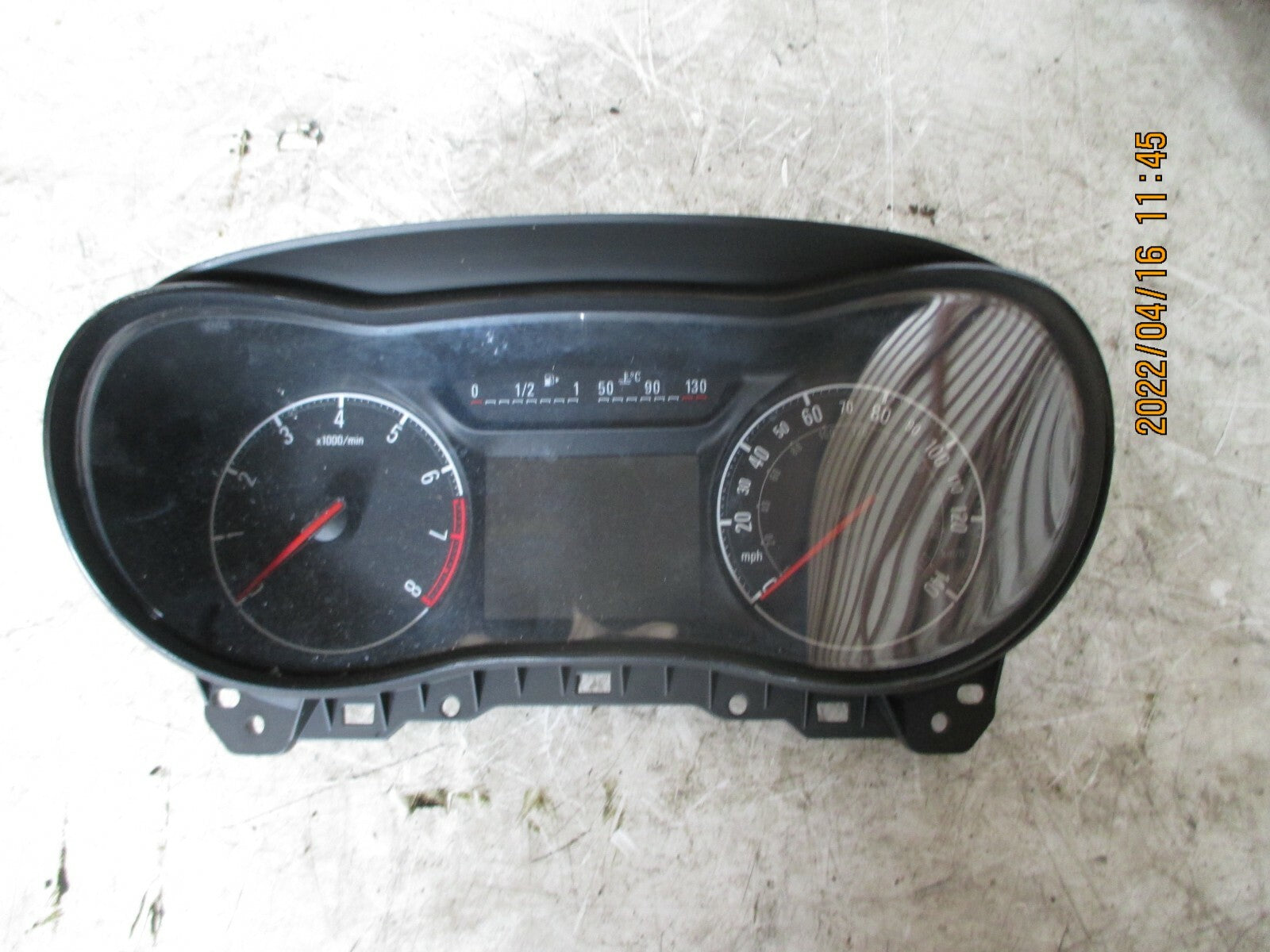 VAUXHALL CORSA E 2018 SPEEDOMETER INSTRUMENT CLUSTER 39056370