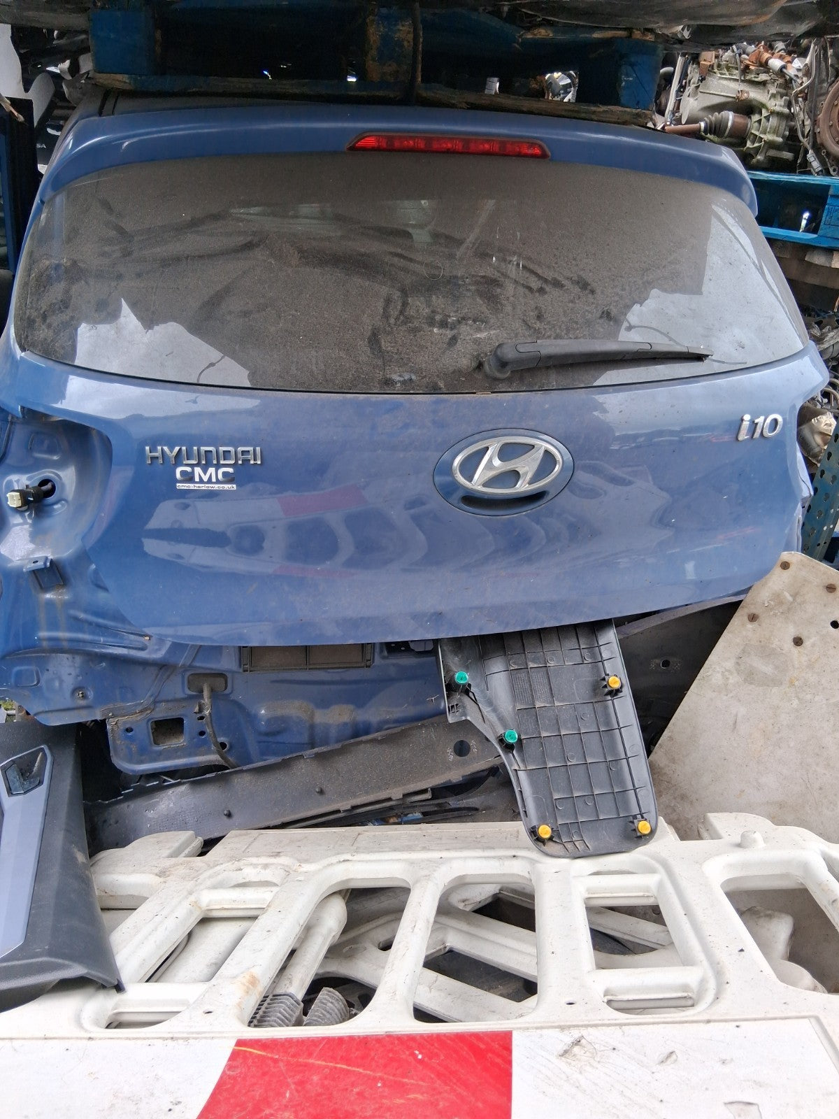 2017 HYUNDAI i10 MK2 BARE TAILGATE BOOTLID BLUE X3U