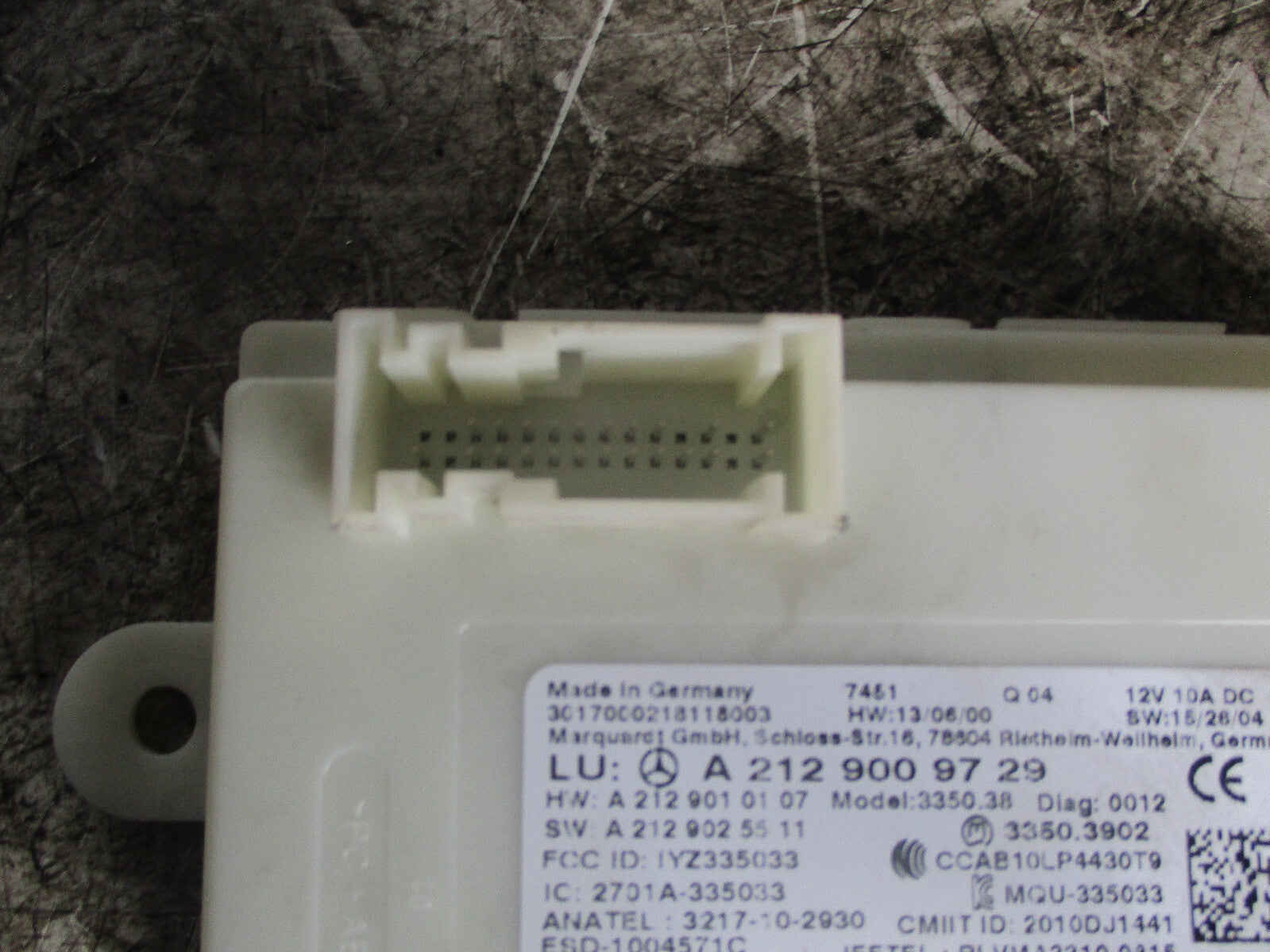 MERCEDES A CLASS 2014 KEYLESS CONTROL MODULE A2129009729