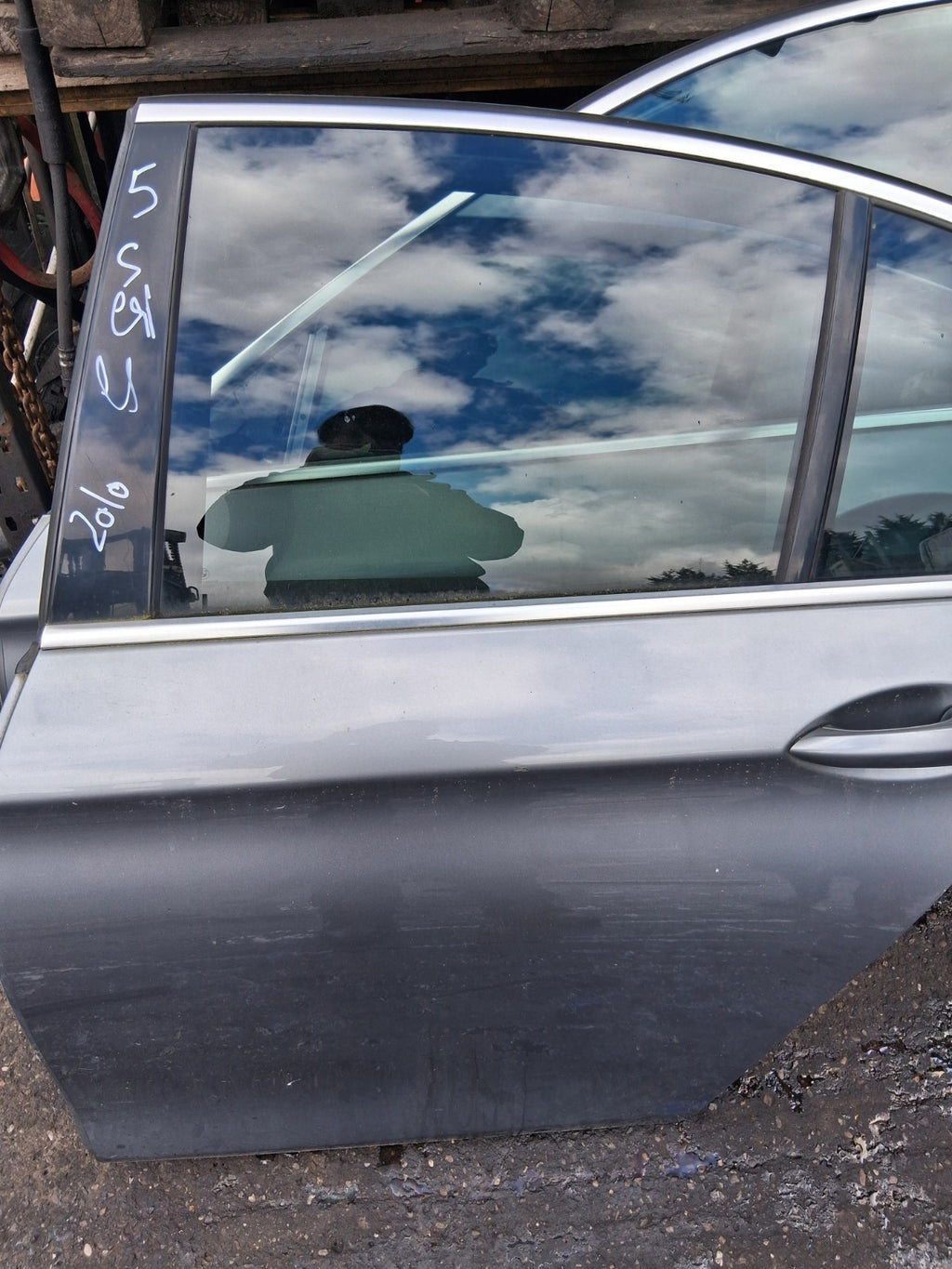 2010 BMW 5 SERIES F10 NSR PASSENGER SIDE REAR COMPLETE DOOR SPACE GREY A52