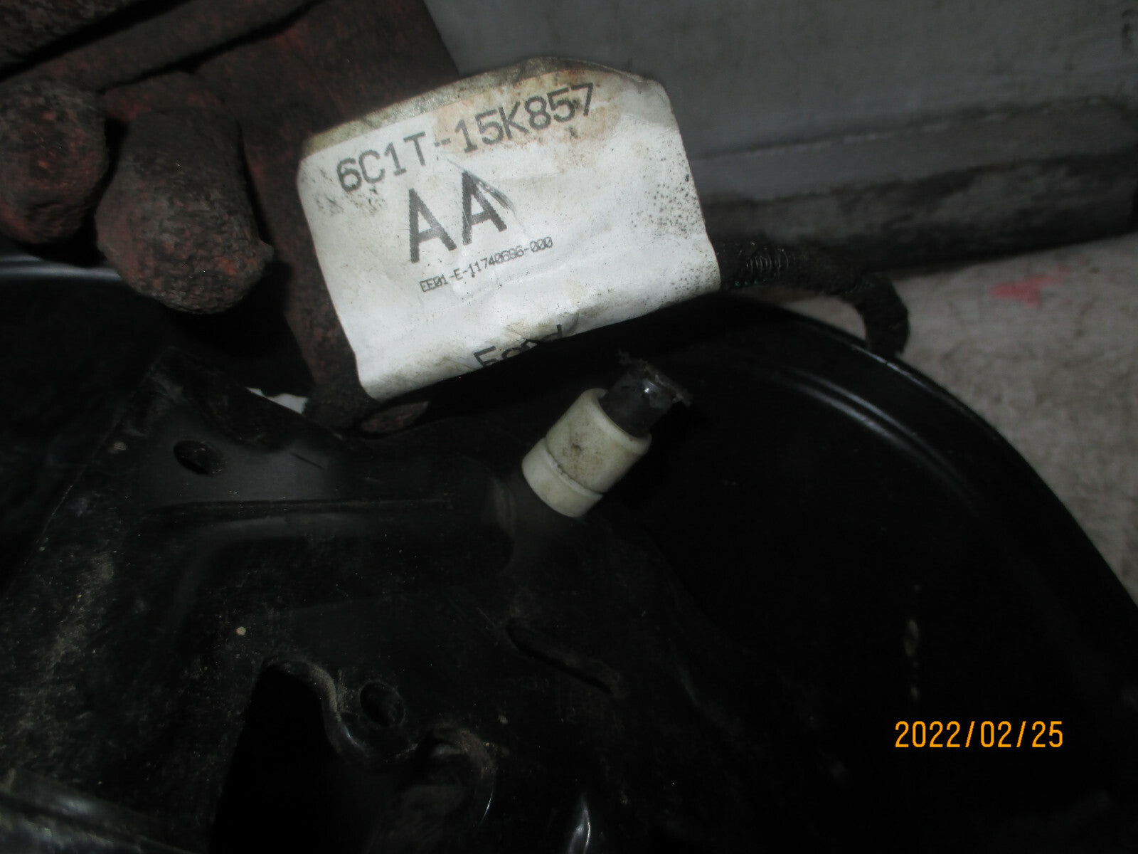 FORD TRANSIT MK7 2012 MANUAL HAND PRAKING BRAKE LEVER MECHANISM