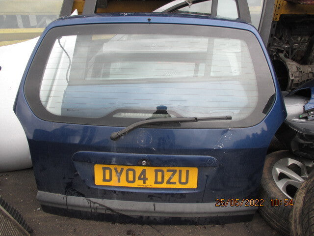 VAUXHALL ZAFIRA A 2004 REAR COMPLETE TAILGATE BOOTLID BLUE
