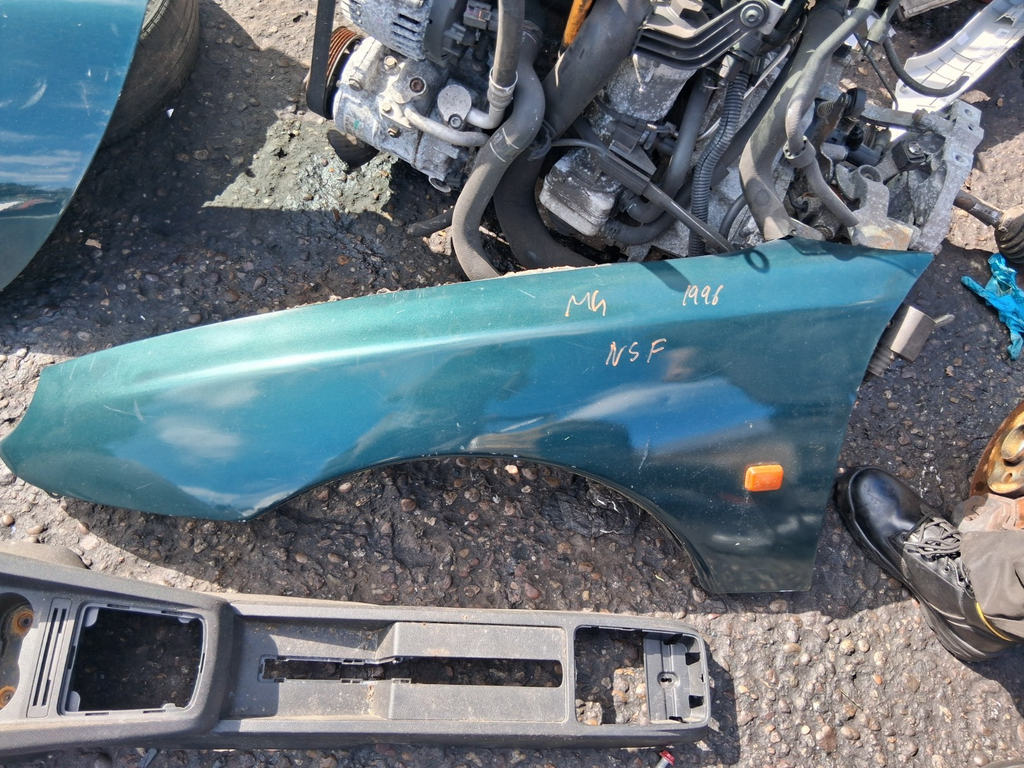 MG MGF 1996 MK1 NSF PASSENGER SIDE FRONT LEFT WING PANEL GREEN