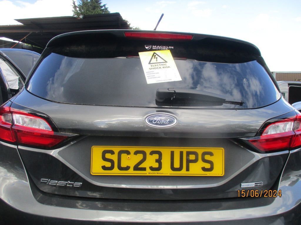 FORD FIESTA MK8 2023 REAR BARE TAILGATE BOOTLID MAGNETIC GREY QH