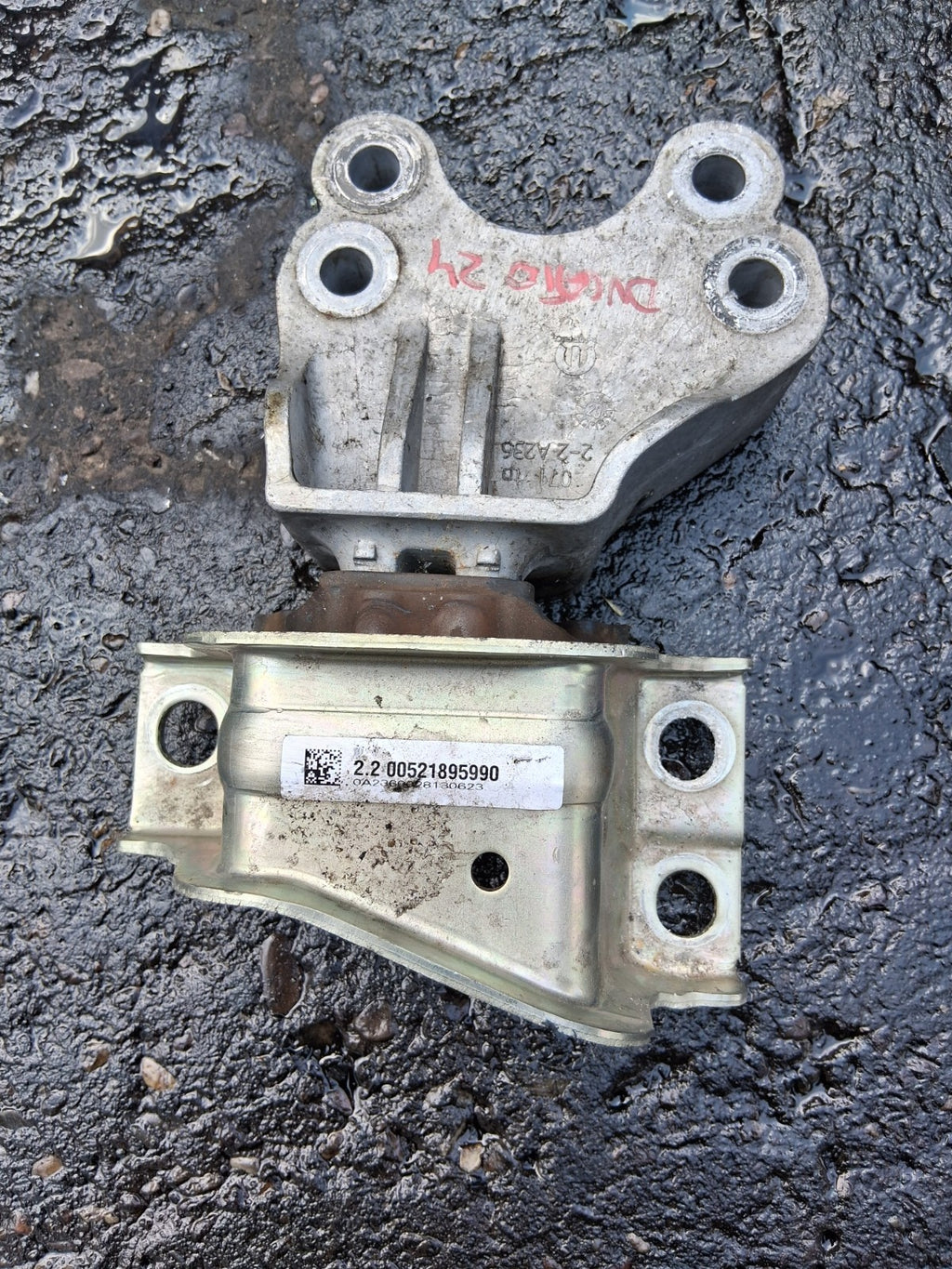 2024 FIAT DUCATO MK3FACELIFT 2.2 DIESEL ENGINE MOUNTING BRACKET 00521895990