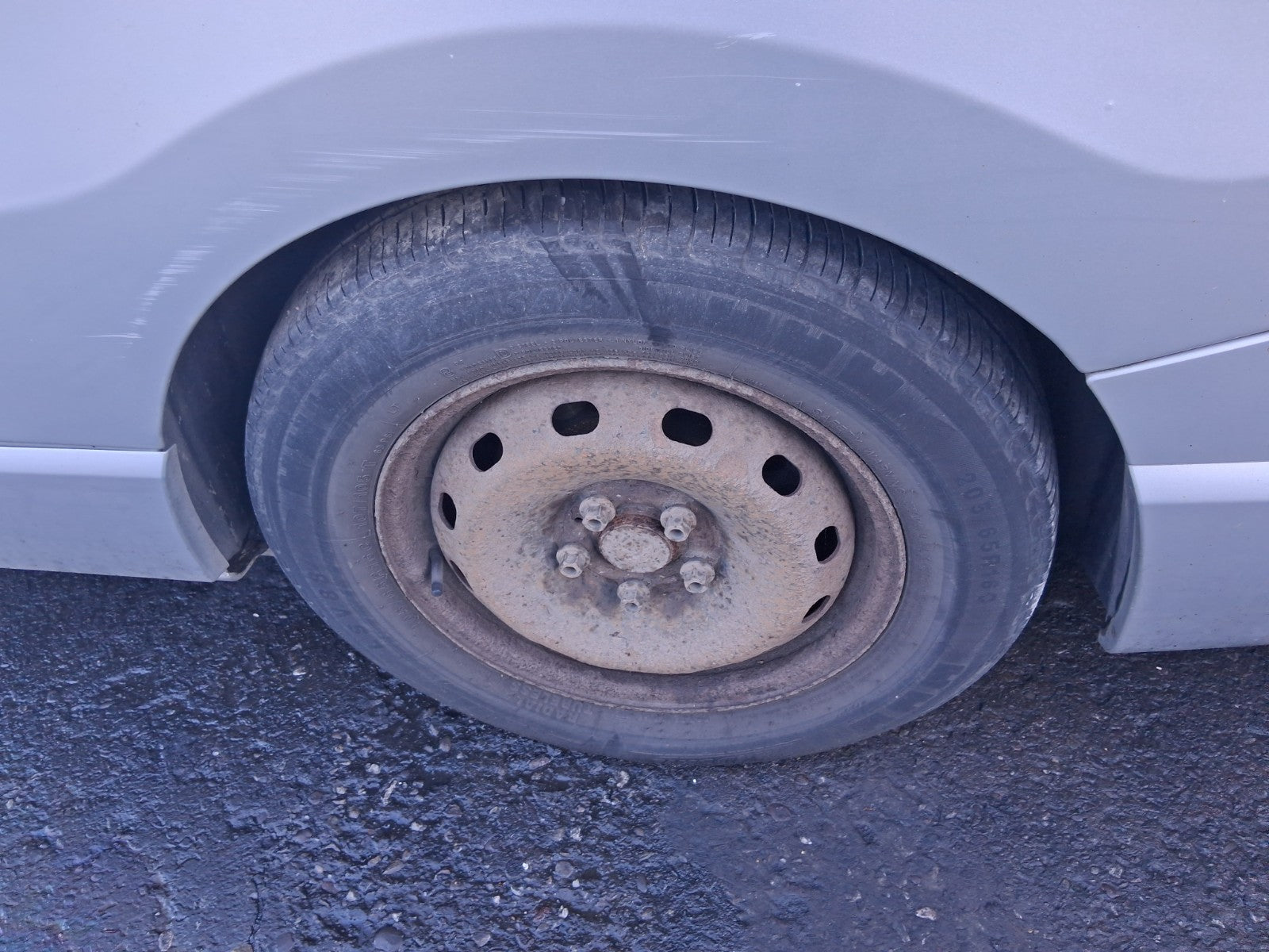 2017 VAUXHALL VIVARO MK2 16 INCH STEEL WHEEL WITH TYRE 205/65R16