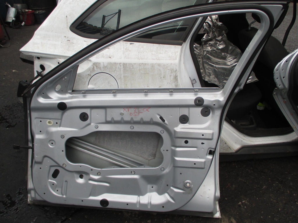 JAGUAR XF X250 2008 OSF DRIVER SIDE FRONT BARE DOOR SILVER