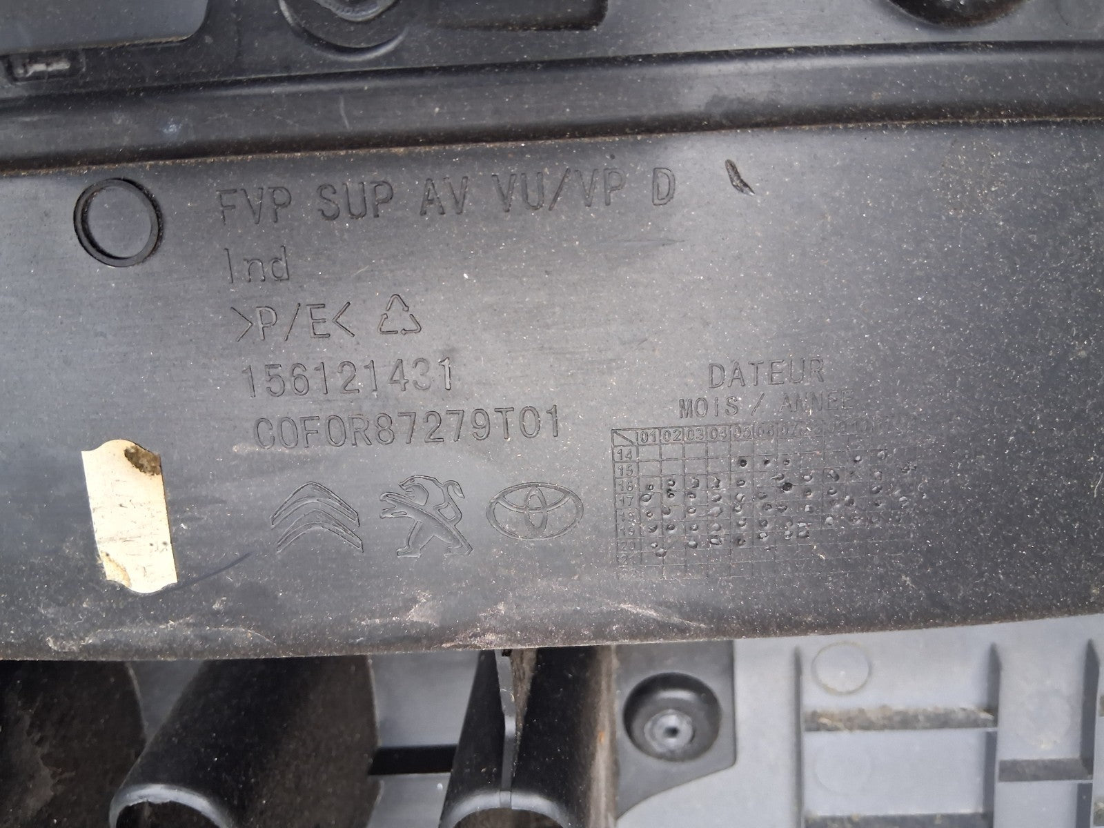2021 VAUXHALL VIVARO MK3 OSF DRIVER SIDE FRONT RIGHT DOOR CARD PANEL 98082243ZM