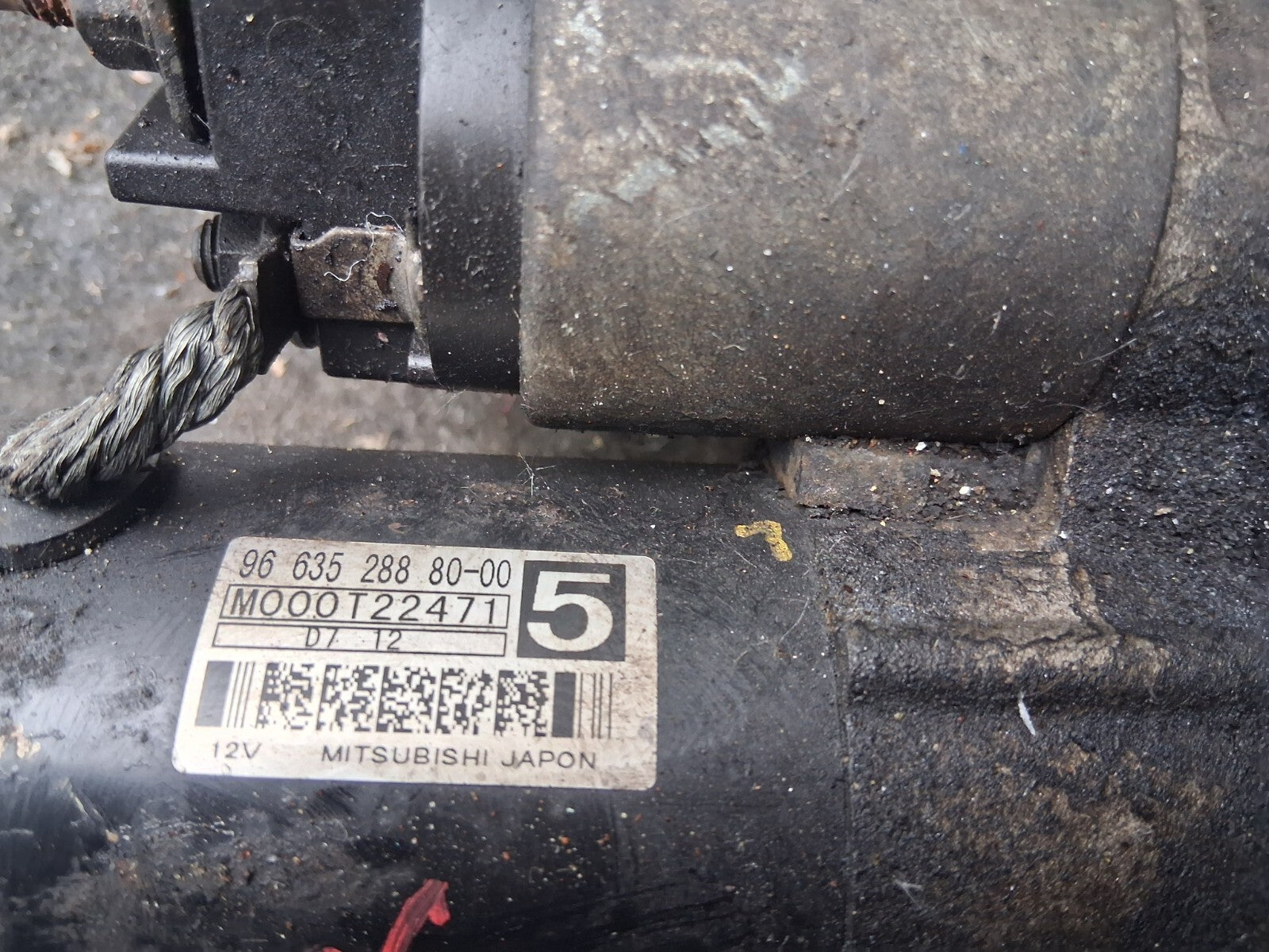 2009 CITROEN C4 PICASSO 1.6 DIESEL HDI STARTER MOTOR 966352888000