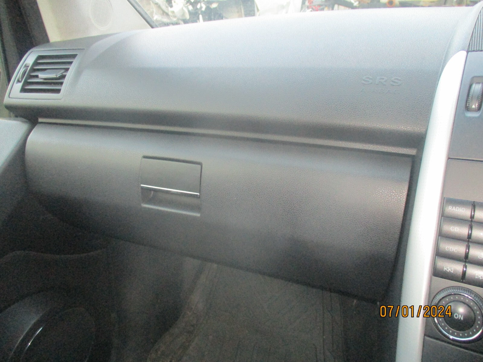 MERCEDES BENZ A CLASS W169 2007 NS PASSENGER SIDE STORAGE GLOVEBOX