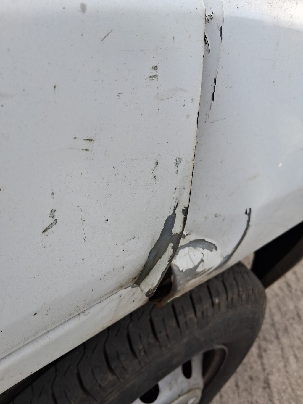 2014 CITROEN RELAY MK3 OSF DRIVER SIDE FRONT BARE DOOR WHITE DAMAGED