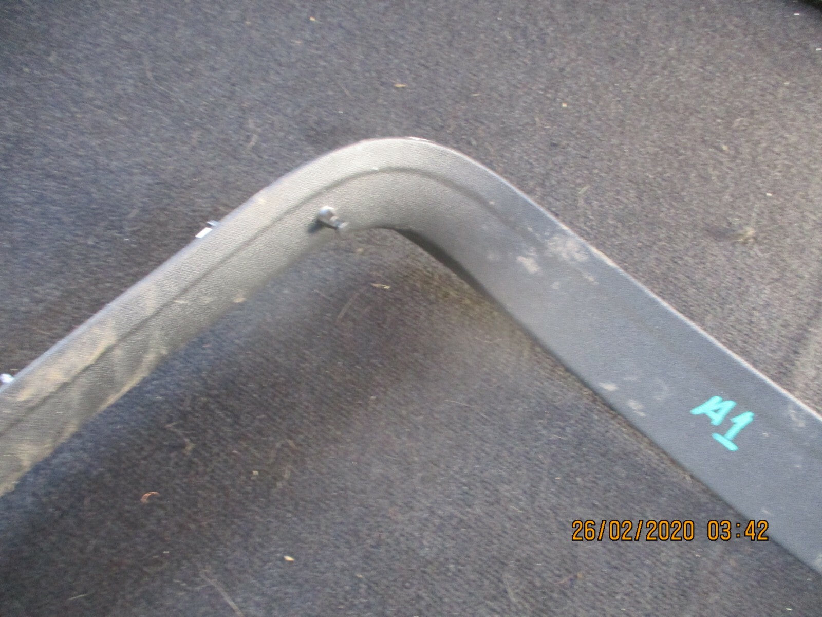 AUDI A1 8X 2018 REAR BOOT UPPER TAILGATE PLASTIC CARD TRIM PANEL 8X3867973A