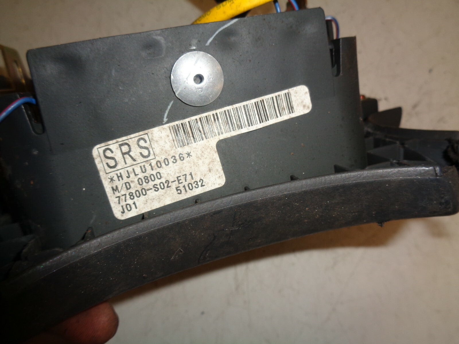 HONDA CR-V MK1 1997-2001 OS DRIVER SIDE STEERING WHEEL AIRBAG 77800S02E71