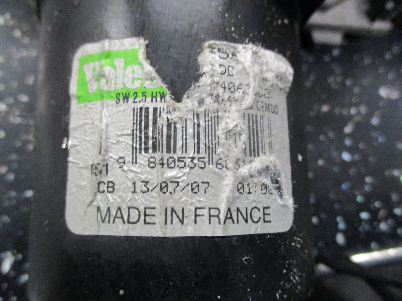 CITROEN C4 PICASSO 2008 OSF DRIVER SIDE FRONT WINDSCREEN WIPER MOTOR 53630327