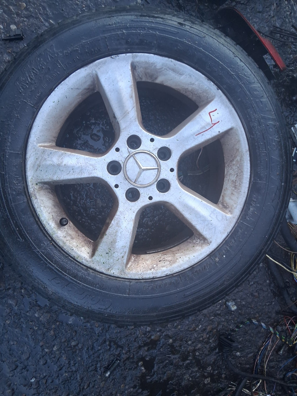 2007 MERCEDES BENZ VITO W639 16 INCH ALLOY WHEEL WITH TYRE 205/65R16