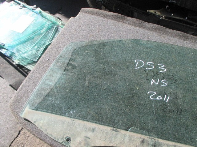 2011 CITROEN DS3 NSF PASSENGER SIDE WINDOW GLASS