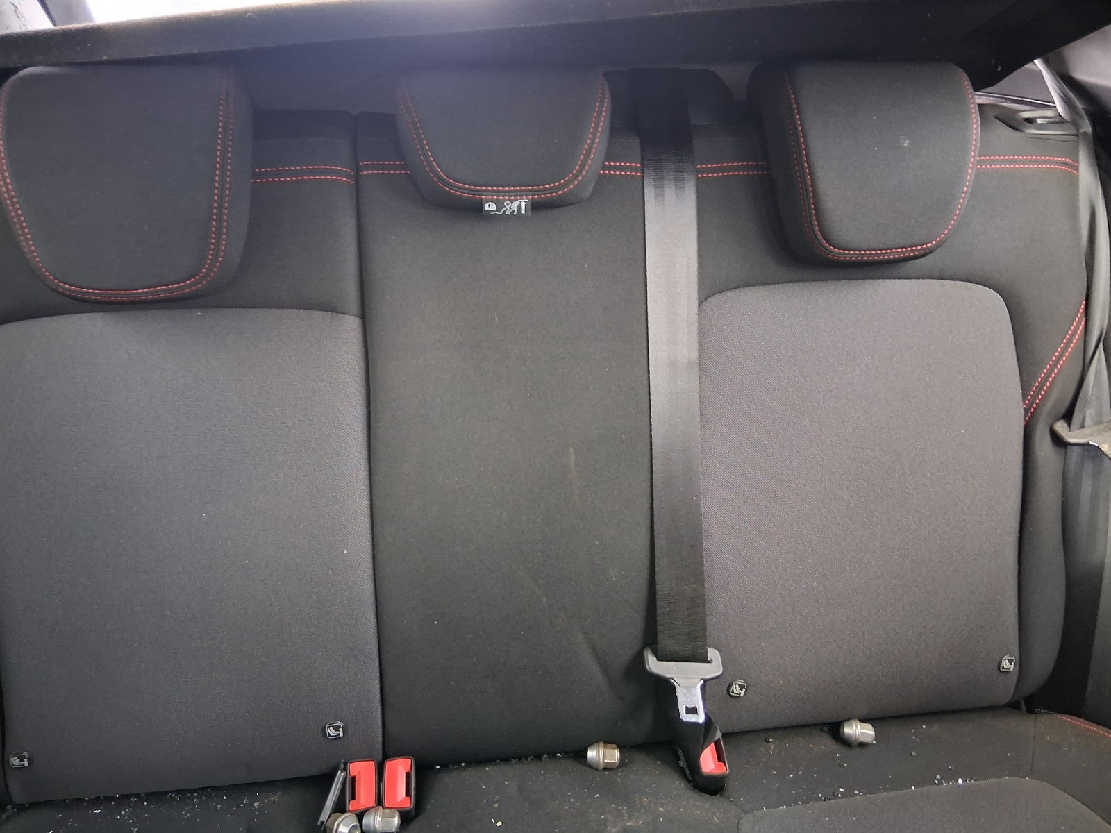 2023 FORD FIESTA MK8 REAR BACK SEAT CENTER CONSOLE BENCH SEAT COMPLETE FABRIC