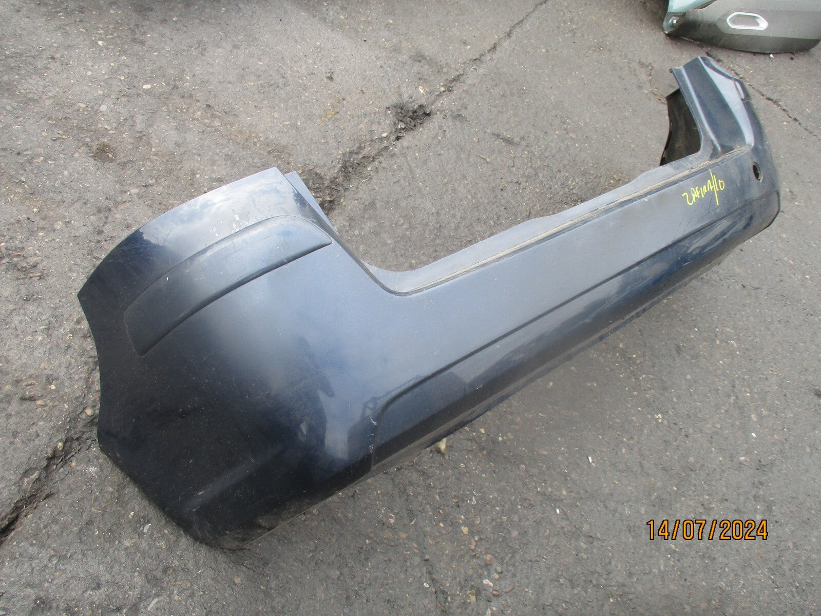 2011 VAUXHALL ZAFIRA B REAR BUMPER Z22A WATERWORLD BLUE