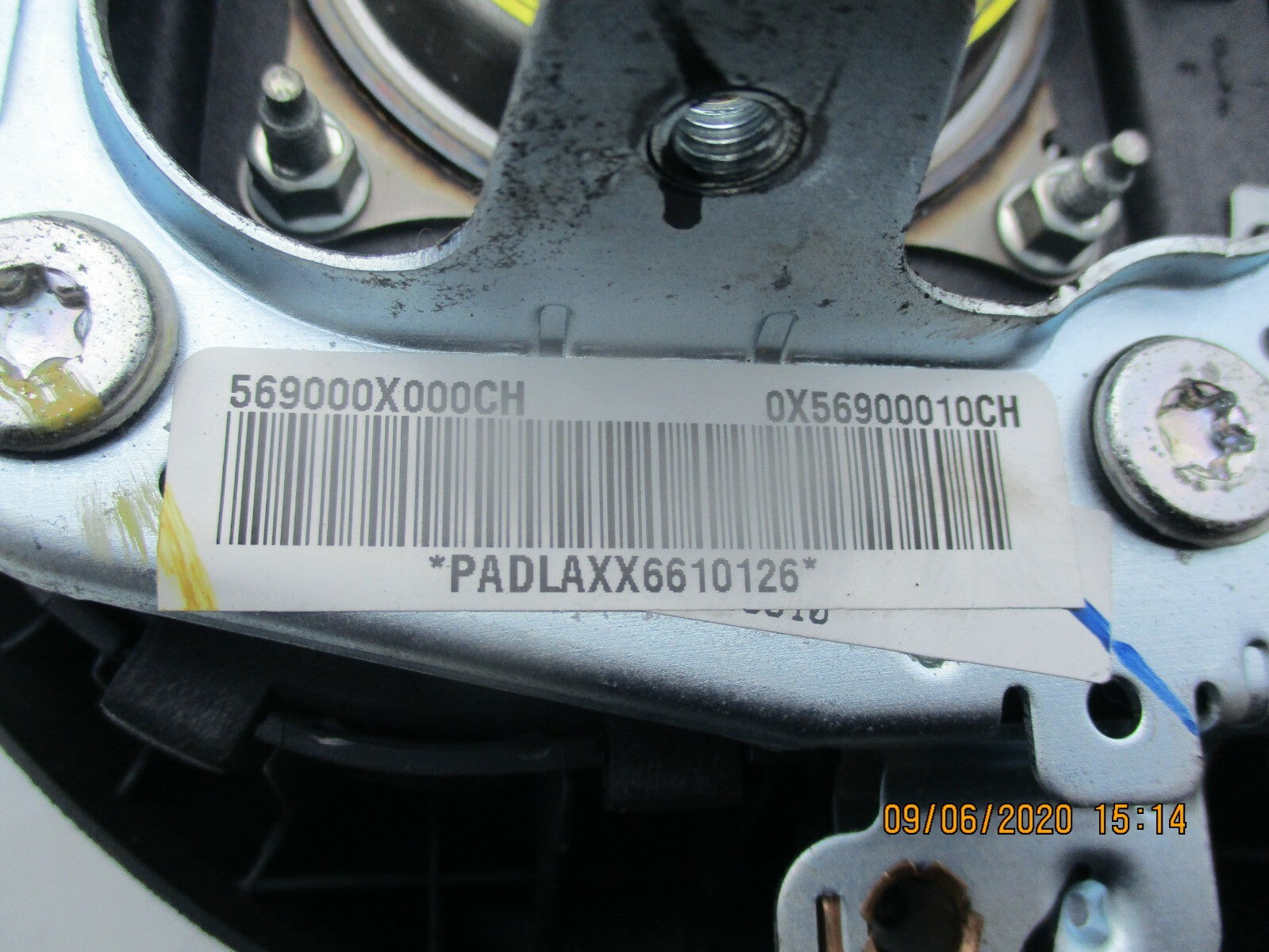 HYUNDAI I10 2009 OS DRIVER SIDE 3 SPOKE STEERING AIRBAG AIR BAG 569000X000CH