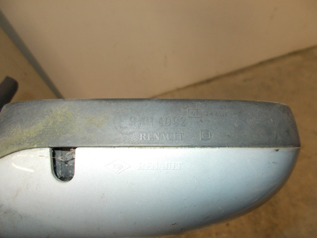 RENAULT SCENIC 2000 OS DRIVER SIDE ELECTRIC DOOR WING MIRROR SILVER