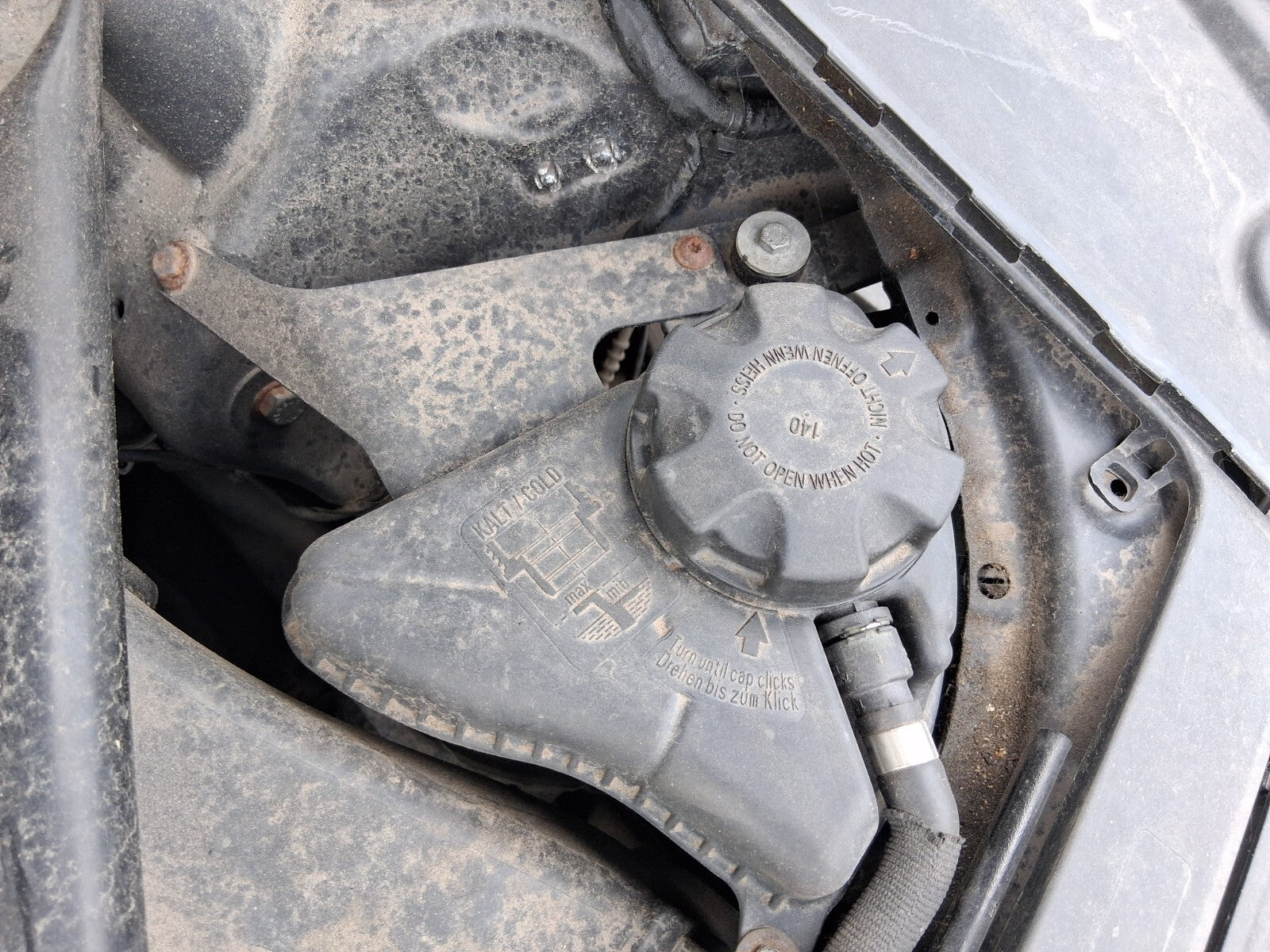 2012 BMW 5 SERIES F10 1.2 DIESEL COOLANT WATER EXPANSION TANK RESERVOIR