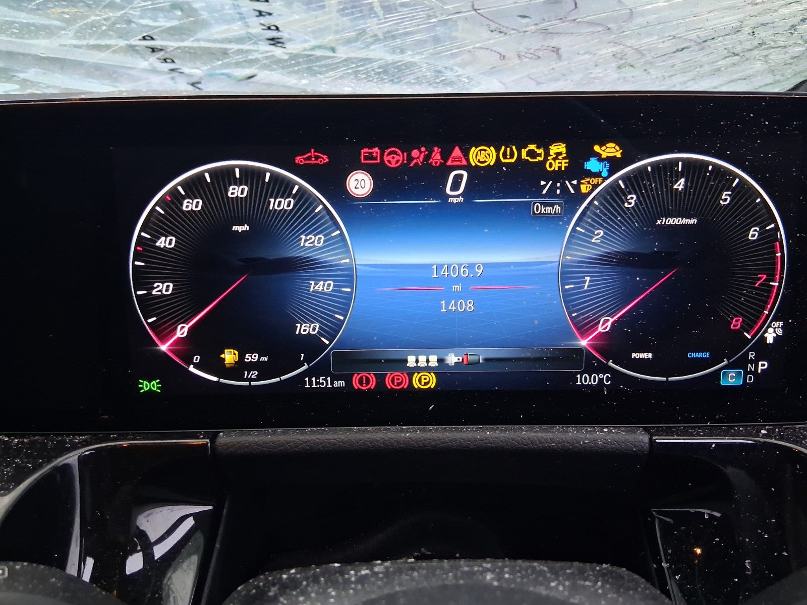2025 MERCEDES BENZ GLA 180 H247 DASH DISPLAY SCREEN SAT NAV INSTRUMENT CLUSTER