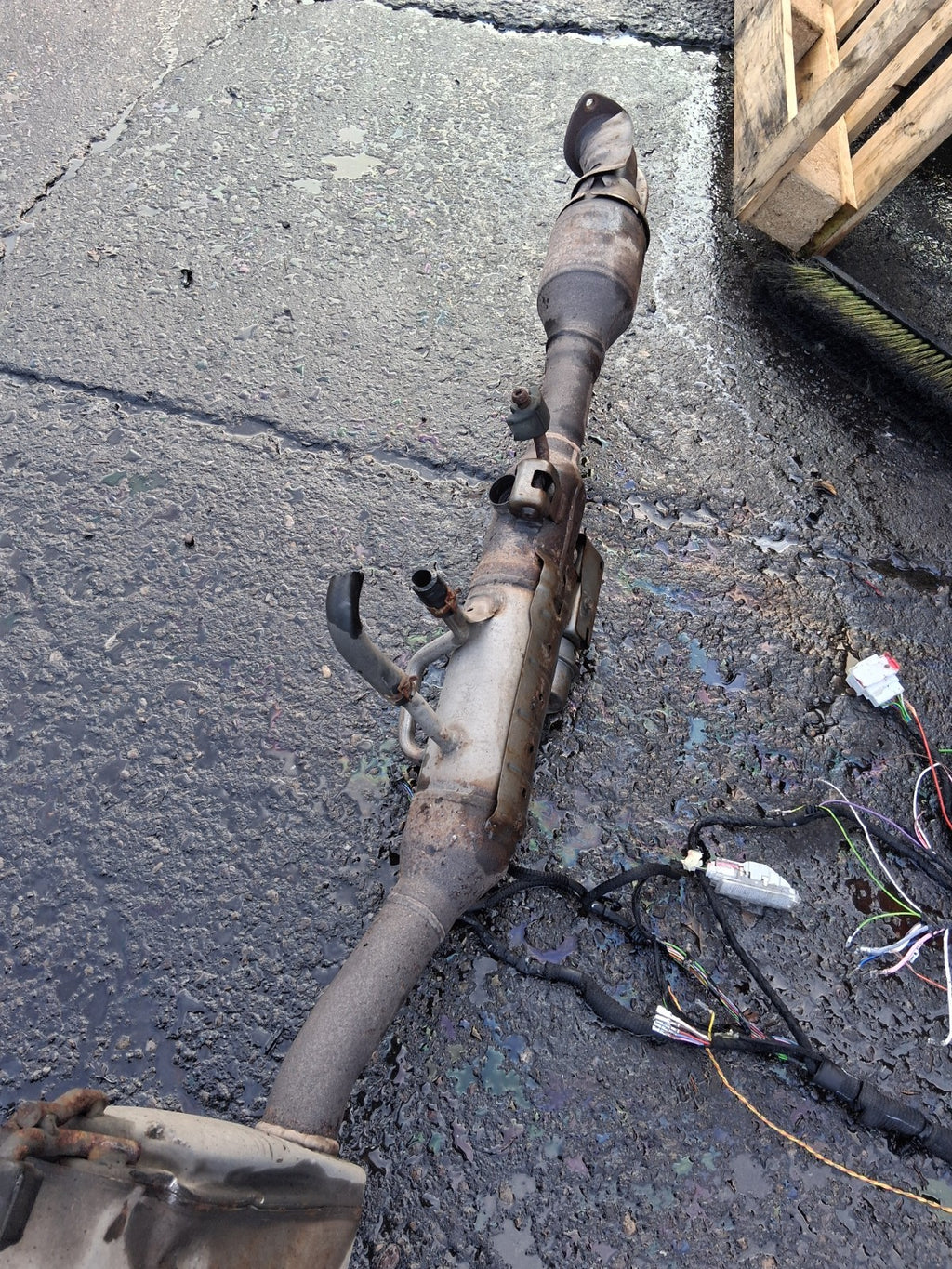 2013 TOYOTA ESTIMA MK3 EXHAUST BACK BOX FLEXI PIPE