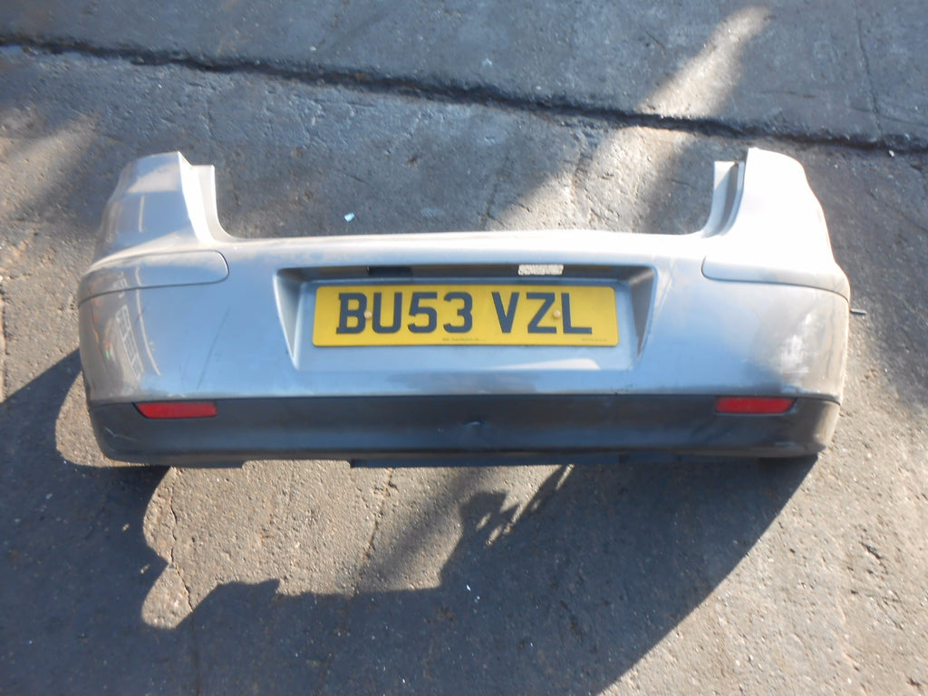 SEAT IBIZA 6L (MK4) 2002 - 2008 REAR BACK PLASTIC BUMPER LS7U GRIS SOMBRA GREY