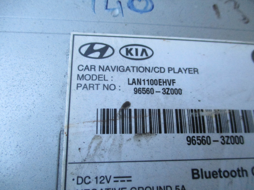 2012 HYUNDAI I40 1.7 DIESEL SAT NAV RADIO CD PLAYER HEAD UNIT 965603Z000