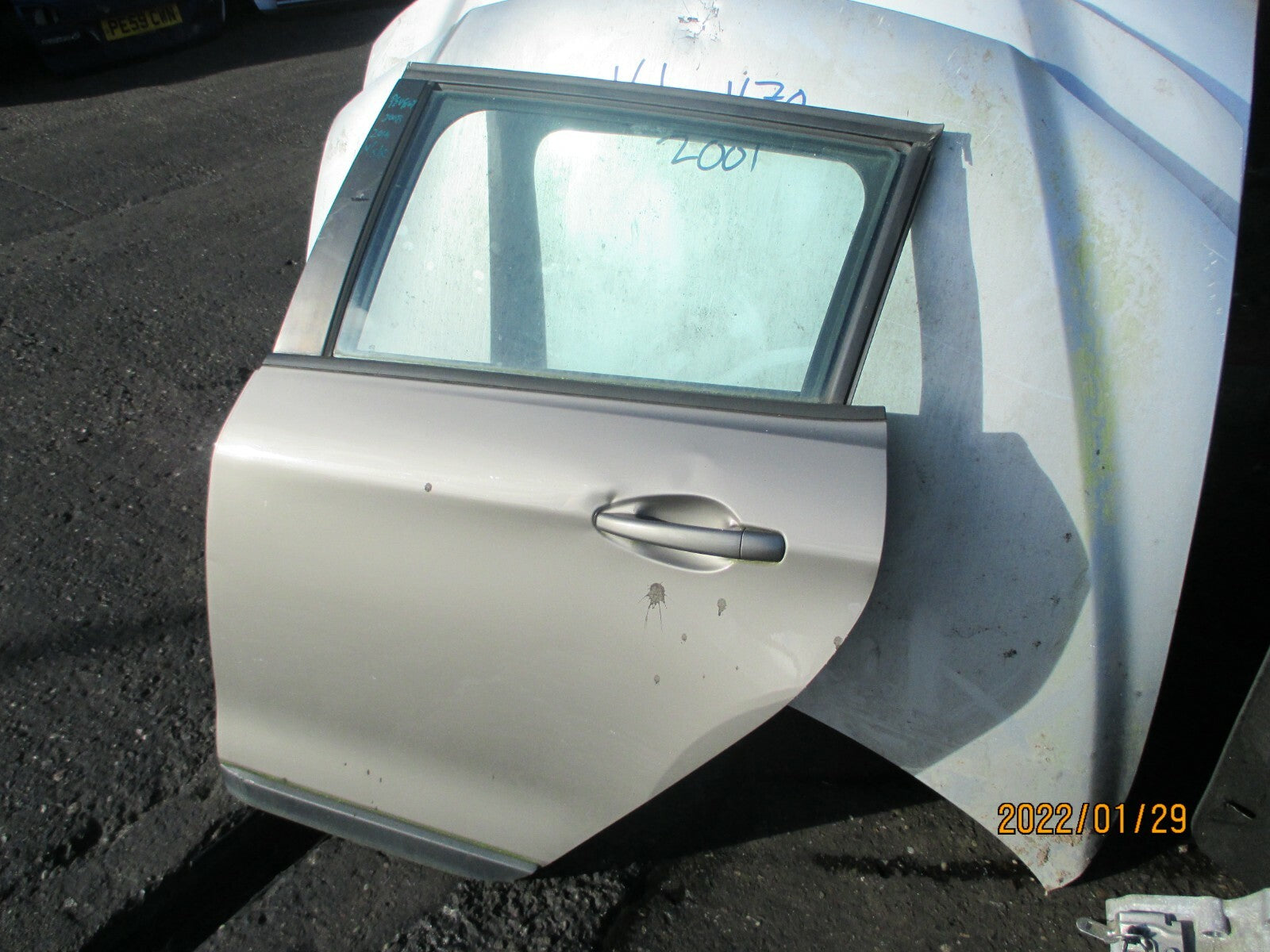 PEUGEOT 2008 MK1 2014 NSR PASSENGER SIDE REAR COMPLETE DOOR