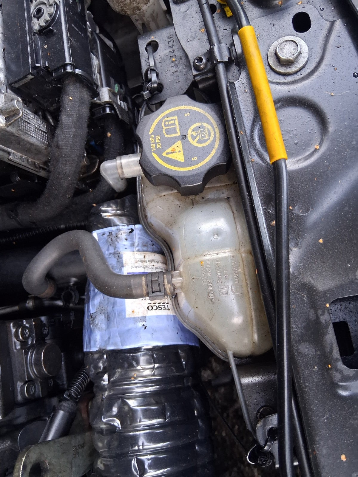 2018 VAUXHALL CORSA E CORSA VAN 1.5 DIESEL COOLANT WATER EXPANSION OVERFLOW TANK