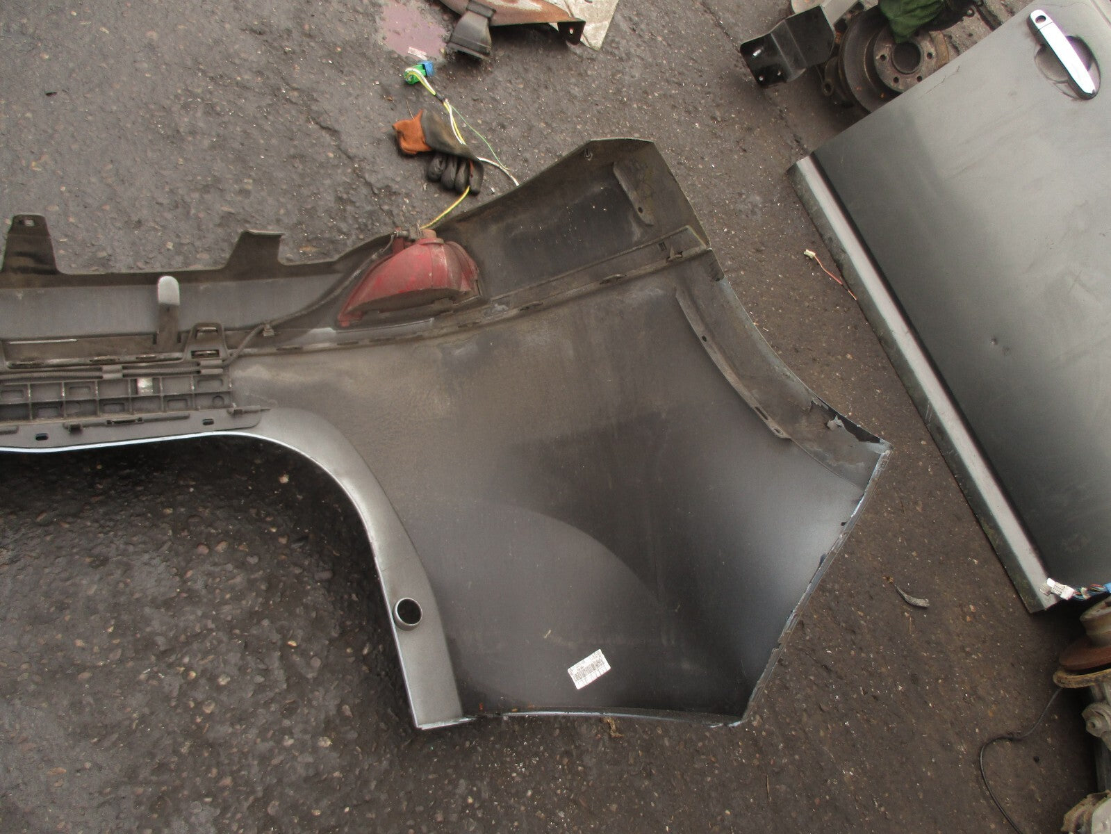 2011 RENAULT SCENIC MK3 COMPLETE REAR BUMPER TERPA BLUE