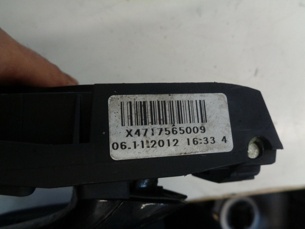 BMW 5 SERIES 2012 F10 F11 OSR DRIVER REAR EXTERIOR DOOR HANDLE X4717565009 BLACK