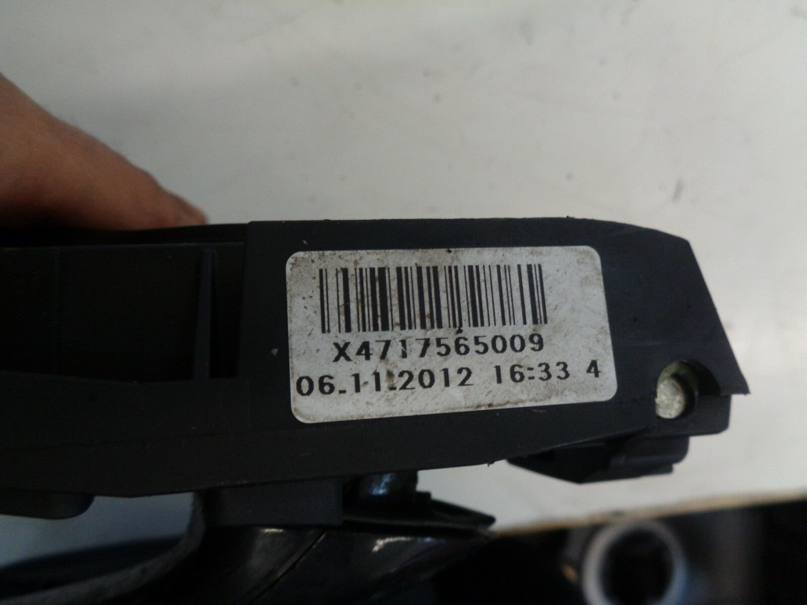BMW 5 SERIES 2012 F10 F11 OSR DRIVER REAR EXTERIOR DOOR HANDLE X4717565009 BLACK