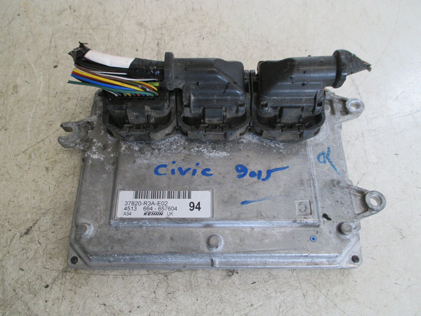HONDA CIVIC MK9 2015 1.6 PETROL ECU ENGINE CONTROL MODULE UNIT 37820R3AE02
