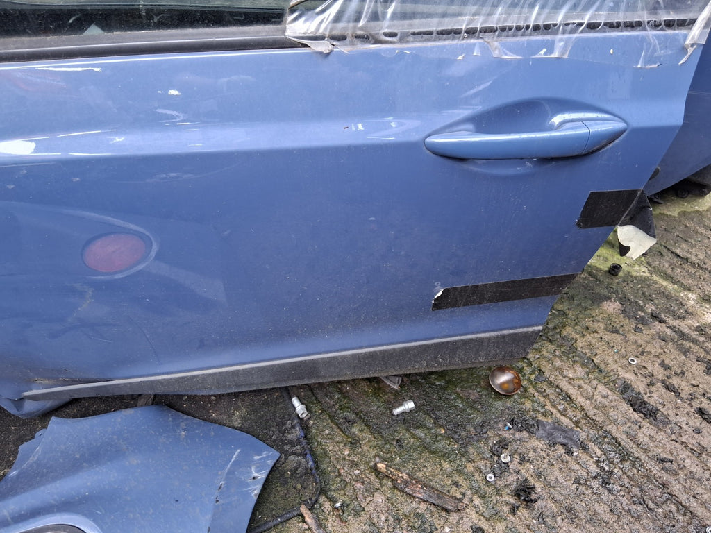2017 HYUNDAI i10 MK2 NSF PASSENGER SIDE FRONT LEFT BARE DOOR BLUE X3U