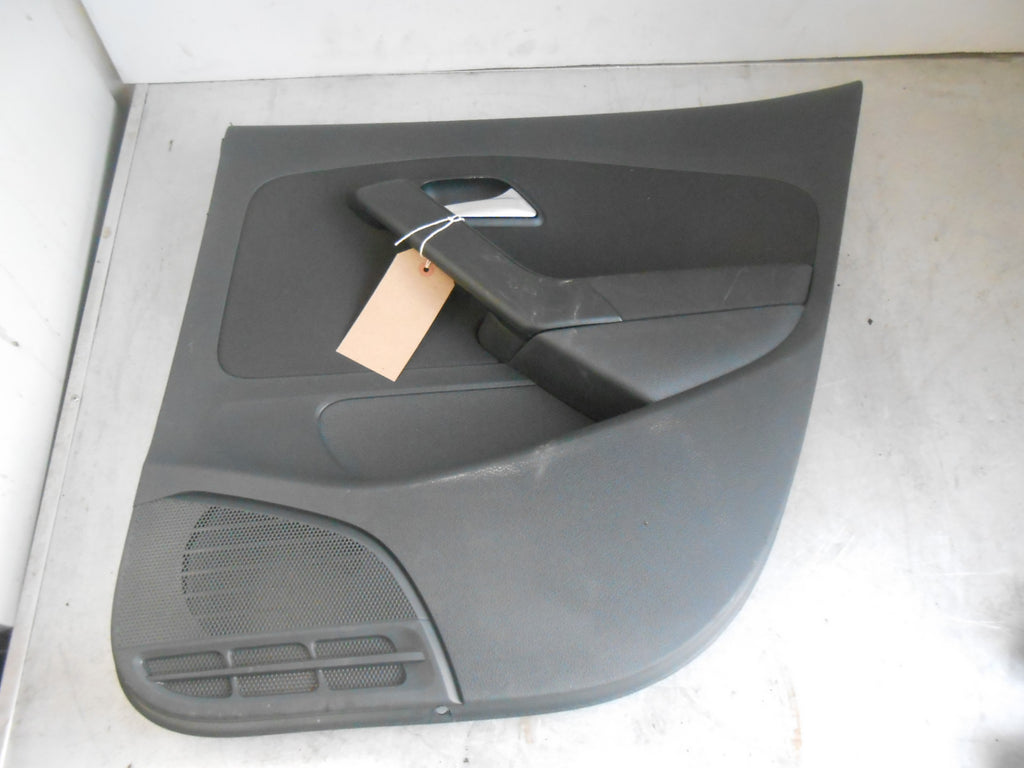 VW VOLKSWAGEN POLO 6C (MK5) 5 DOOR OSR DRIVER REAR INTERIOR DOOR CARD PANEL