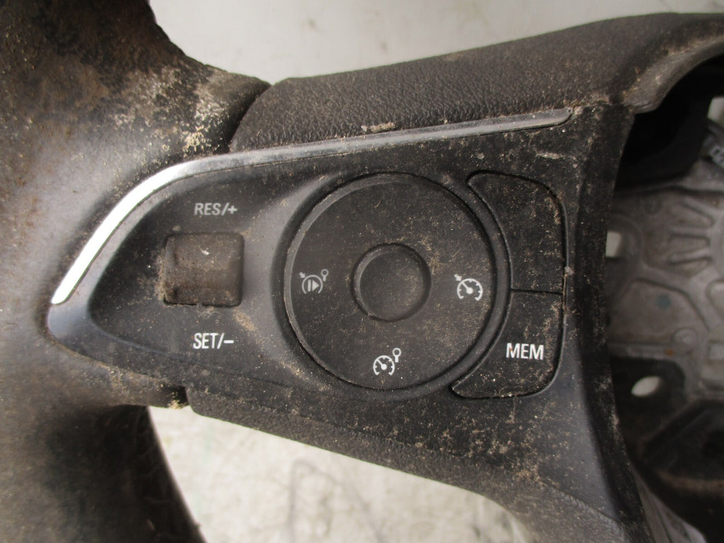 2018 VAUXHALL GRANDLAND X SE 1.6 3 SPOKE MULTIFUNCTION STEERING WHEEL 34216390C