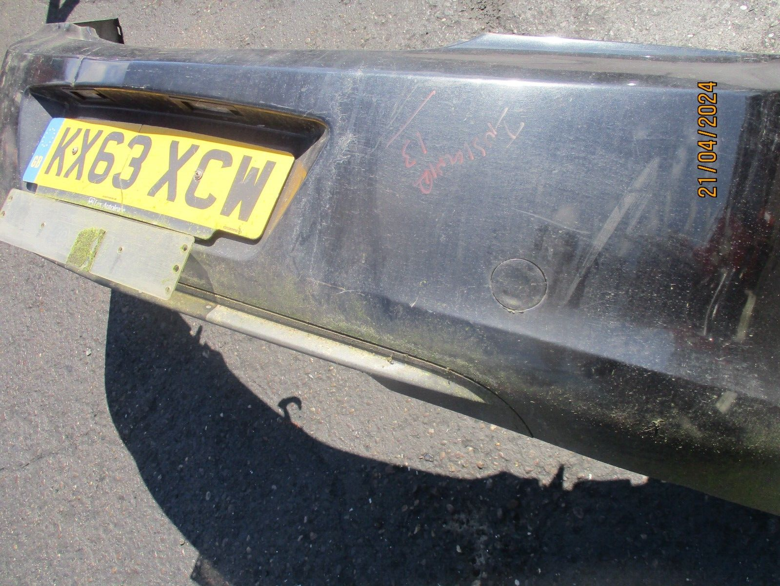 VAUXHALL INSIGNIA MK1 2013 HATCHBACK REAR BUMPER BLACK