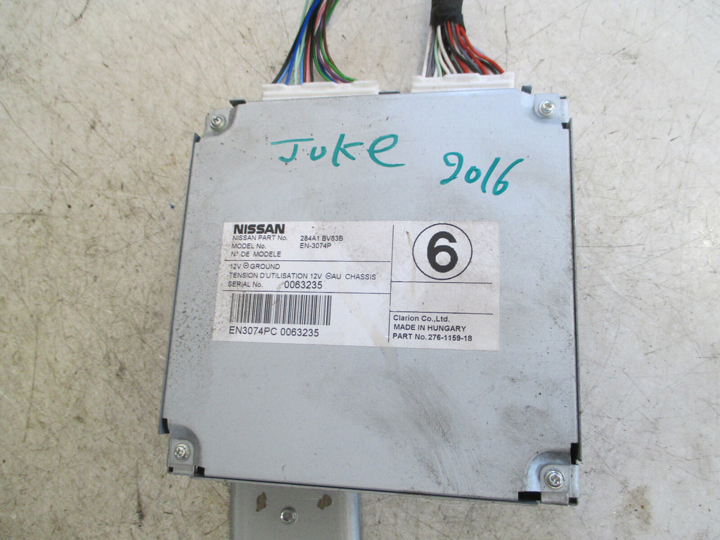 NISSAN JUKE F15 2016 CAMERA ECU ENGINE CONTROL MODULE 284A1BV83B