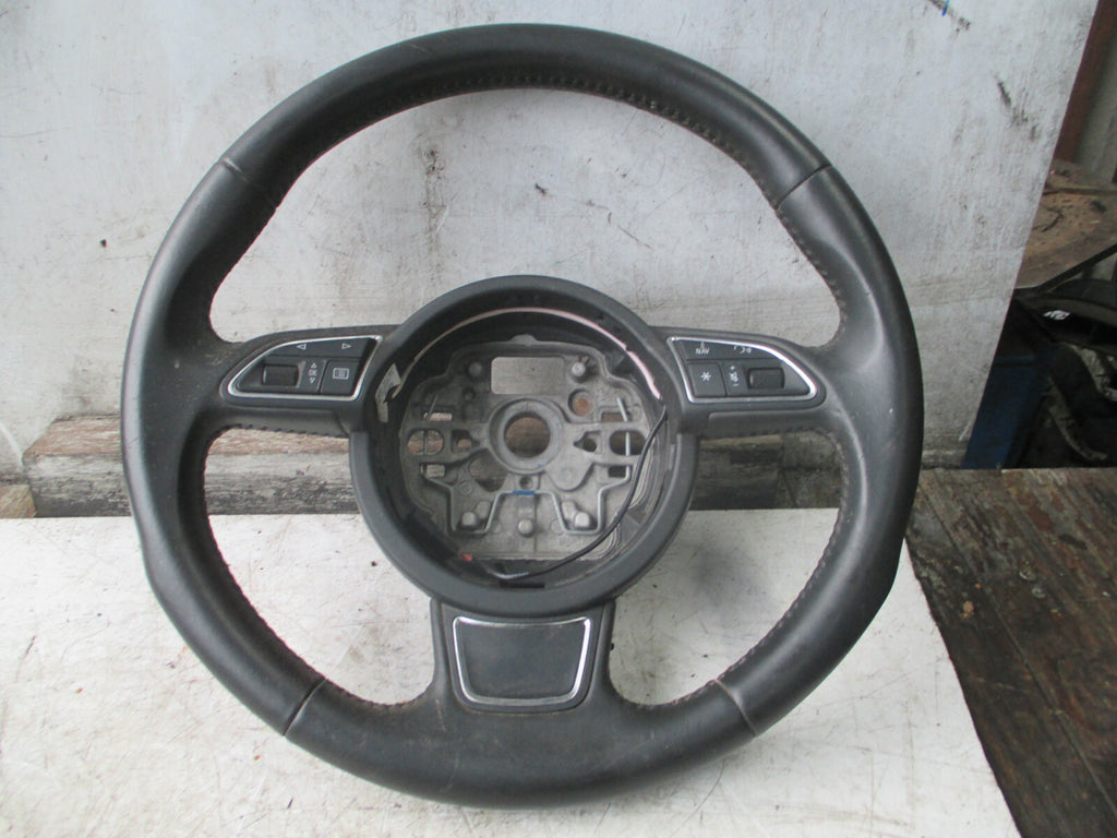 AUDI A1 8X 2015 3 SPOKE MULTIFUNCTION STEERING WHEEL 4G0419091R