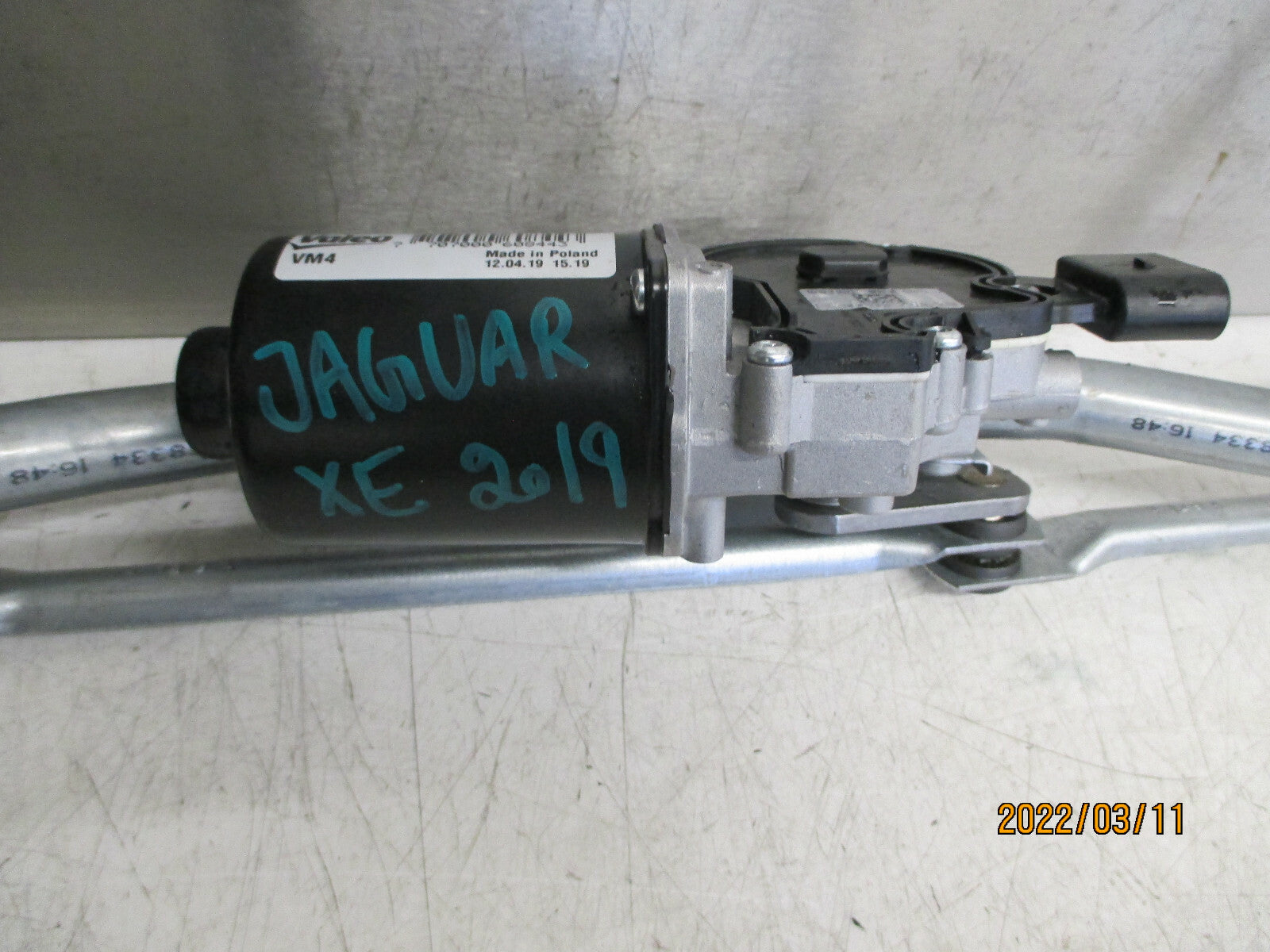 2019 JAGUAR XE FRONT WINDSCREEN WIPER MOTOR LINKAGES GX7317500BC
