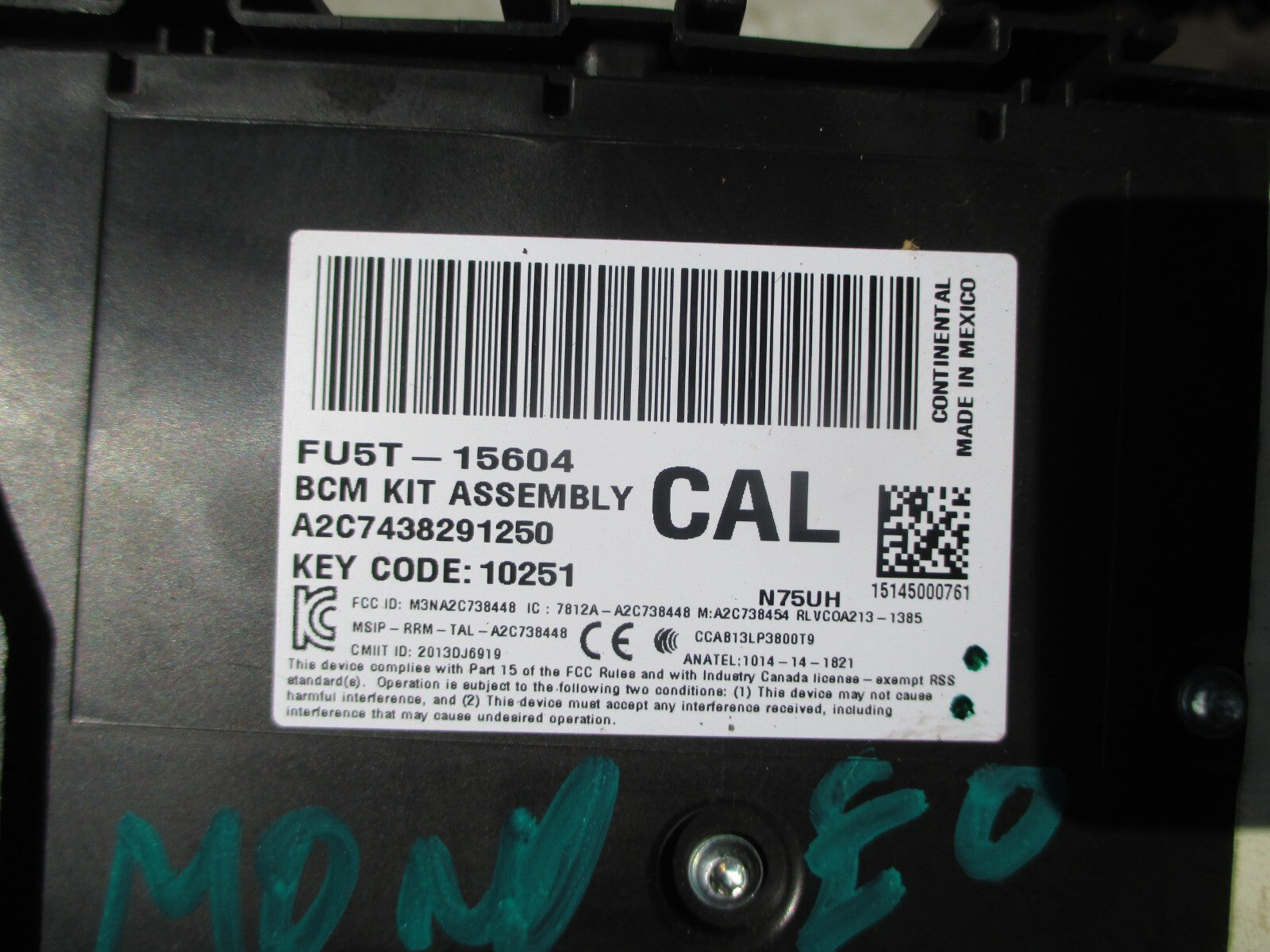 NISSAN MICRA K14 2019 PETROL 0.9 FUSE BOX SET 7154713830