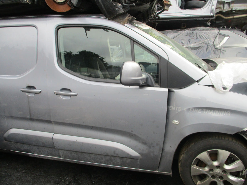 2019 VAUXHALL COMBO E MK4 OSF DRIVER SIDE FRONT BARE DOOR GREY KCA