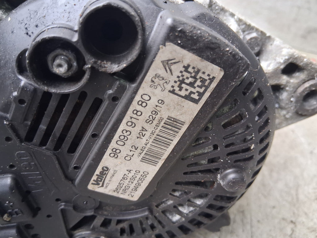 2021 CITROEN C4 MK3 ALTERNATOR 9809391880